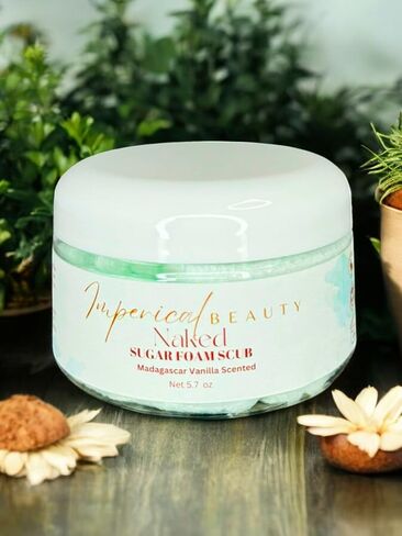 Imperical Beauty Naked Sugar Foam Scrub Madagascar Vanilla Scented in Saudi Arabia