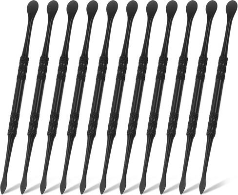 Harfington 11pcs أداة نحت الشمع 4.75 "أدوات النحت المصنوعة من الفولاذ المقاوم للصدأ مزدوجة الرأسين مجموعة أدوات النماذج النحت النحت لتشكيل الفخار الطين ، الذهب الوردي in Saudi Arabia