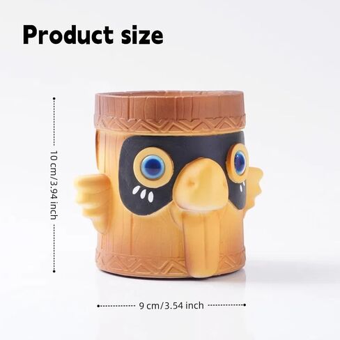 Bird Pen Holder and Succulent Planter,Cute pencil holder for kids, Funny Resin Home School Desktop Organizer Animal pen holder,Nice gift. in Saudi Arabia