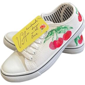 Sneakers|Cherry|VA handmade decor with love in Kuwait