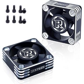 2Pack Surpass Hobby RC Cooling Fans 30mm 28000 High RPM RC Motor Fan Only Replacement Fans (Without Motor Heatsink) for 1/8 1/10 1/12 RC Car Truck Buggy Truggy(Black Red) in Kuwait