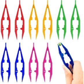 10pcs 3.9 بوصة ملونة من الصمامات البلاستيكية ملقطات - حبات بيرلر ملعقة لحرف الخرز من أجل ملاقط حبة الصمامات in Saudi Arabia