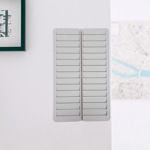 Time Cards Racks Wall Mount Time Card Holder Shelf with 28 Slots Multi-Pocket for Office Factory Attendance Payroll Supplies in Saudi Arabia