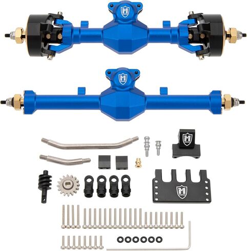 MEUS RACING ISOKINETIC 3 قطاع CVD الأمامي والخلفي محاور الحد الأقصى لزاوية التوجيه 52 ° ثقل +5 مم ل SCX24 محوري Deadbolt C10 JLU Gladiator Bronco 1/24 RC Crawler Pression (الذهب الكهربائي) in Saudi Arabia