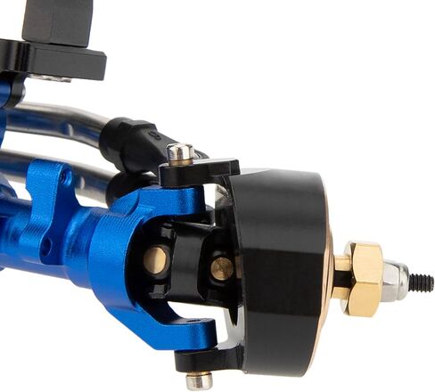 MEUS RACING ISOKINETIC 3 قطاع CVD الأمامي والخلفي محاور الحد الأقصى لزاوية التوجيه 52 ° ثقل +5 مم ل SCX24 محوري Deadbolt C10 JLU Gladiator Bronco 1/24 RC Crawler Pression (الذهب الكهربائي) in Saudi Arabia