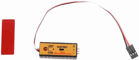 RC Control Control Gyro High Precision مرحلة واحدة كسب حساسية وحدة تحكم استقرار الجيروسكوب القابلة للتعديل للسيارات RC القوارب 4 6V البلاستيك in Saudi Arabia
