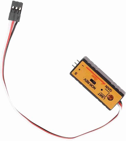 RC Control Control Gyro High Precision مرحلة واحدة كسب حساسية وحدة تحكم استقرار الجيروسكوب القابلة للتعديل للسيارات RC القوارب 4 6V البلاستيك in Saudi Arabia