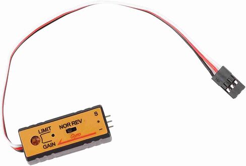 RC Control Control Gyro High Precision مرحلة واحدة كسب حساسية وحدة تحكم استقرار الجيروسكوب القابلة للتعديل للسيارات RC القوارب 4 6V البلاستيك in Saudi Arabia