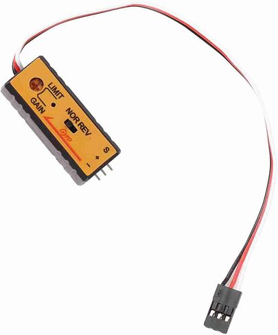 RC Control Control Gyro High Precision مرحلة واحدة كسب حساسية وحدة تحكم استقرار الجيروسكوب القابلة للتعديل للسيارات RC القوارب 4 6V البلاستيك in Saudi Arabia
