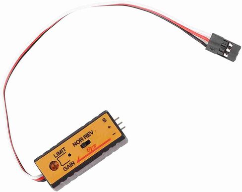 RC Control Control Gyro High Precision مرحلة واحدة كسب حساسية وحدة تحكم استقرار الجيروسكوب القابلة للتعديل للسيارات RC القوارب 4 6V البلاستيك in Saudi Arabia