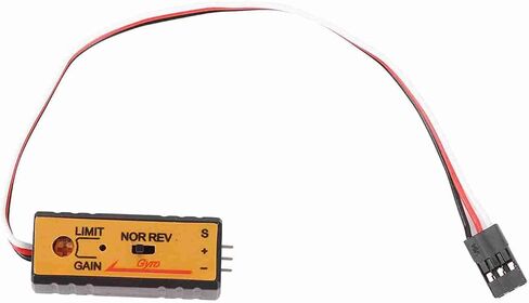 RC Control Control Gyro High Precision مرحلة واحدة كسب حساسية وحدة تحكم استقرار الجيروسكوب القابلة للتعديل للسيارات RC القوارب 4 6V البلاستيك in Saudi Arabia