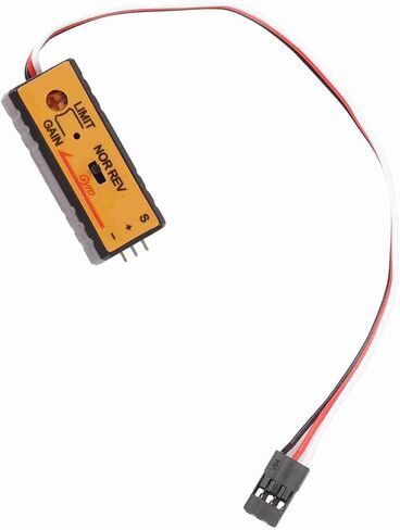 RC Control Control Gyro High Precision مرحلة واحدة كسب حساسية وحدة تحكم استقرار الجيروسكوب القابلة للتعديل للسيارات RC القوارب 4 6V البلاستيك in Saudi Arabia