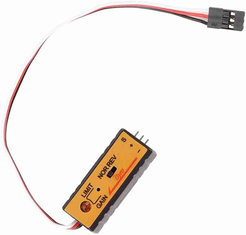 RC Control Control Gyro High Precision مرحلة واحدة كسب حساسية وحدة تحكم استقرار الجيروسكوب القابلة للتعديل للسيارات RC القوارب 4 6V البلاستيك in Saudi Arabia