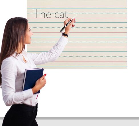Magnasheet Squares Jumbo 4 Panel Magnetic Dry Erase Paper Laper Laper for Aduilders Froomsoards | 28x22 بوصة | 100 ٪ محو كامل! لا تلطيخ! | يجب أن يكون الإمدادات in Saudi Arabia