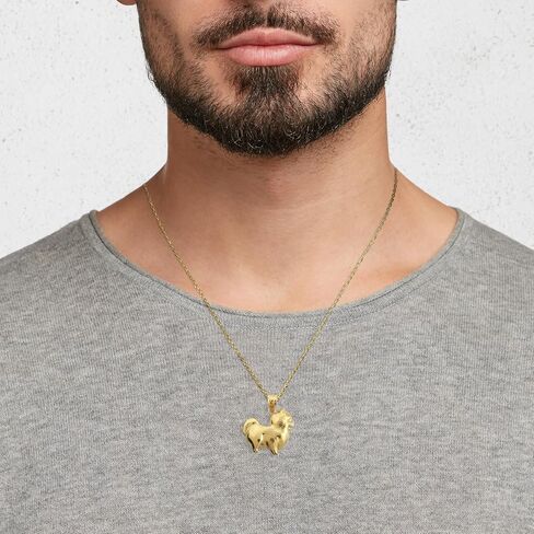 Pomeranian PomChi Chihuahua Pet Dog pendant 14K Gold in Saudi Arabia