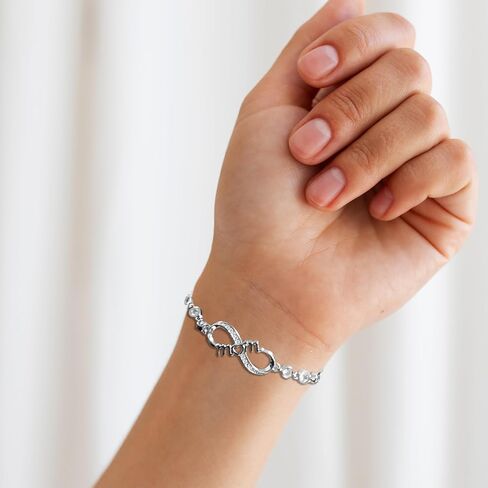 Infinity Love Heart Happy Birthday Mom Bracelet, Mom Birthday Gifts From Daughter, Son, Things To Get Your Mom For Her Birthday, Unique Jewelry For Women, Regalos Para Mamá Cumpleaños in Saudi Arabia