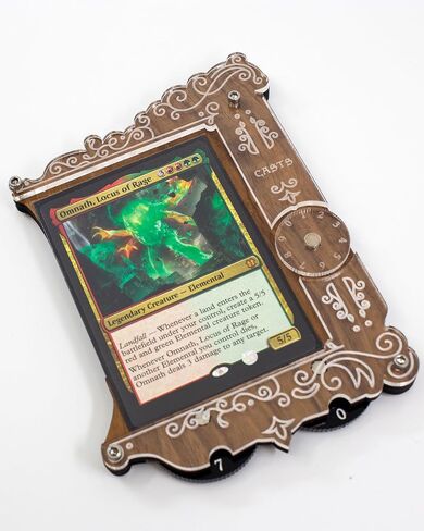 صينية منطقة القيادة للسحر - عداد الحياة المتكامل ومتعقب الممثلين - تجمع متوافق | Walnut - MTG EDH Commander in Saudi Arabia