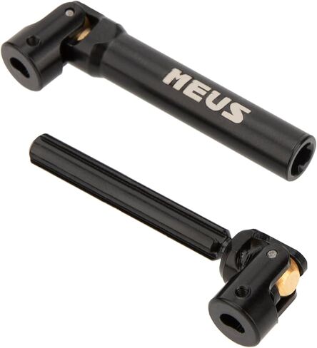 MEUS RACING SCX24 Driveshaft Center Drive Shaft for Axial 1/24 SCX24 C10 Bronco JLU, Black in Saudi Arabia