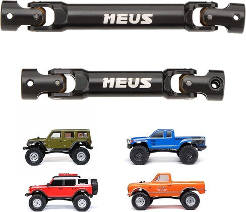 MEUS RACING SCX24 Driveshaft Center Drive Shaft for Axial 1/24 SCX24 C10 Bronco JLU, Black in Saudi Arabia