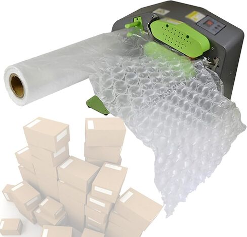 Automatic Air Pillow Machine for Packaging, Adjustable Temperature Air Volume Speed, Inflatable Bubble Wrap Maker for Secure Shipping in Saudi Arabia