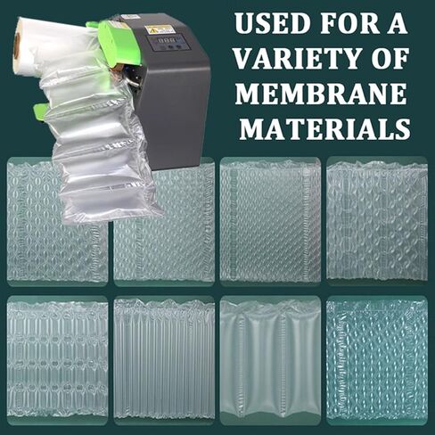 Automatic Air Pillow Machine for Packaging, Adjustable Temperature Air Volume Speed, Inflatable Bubble Wrap Maker for Secure Shipping in Saudi Arabia