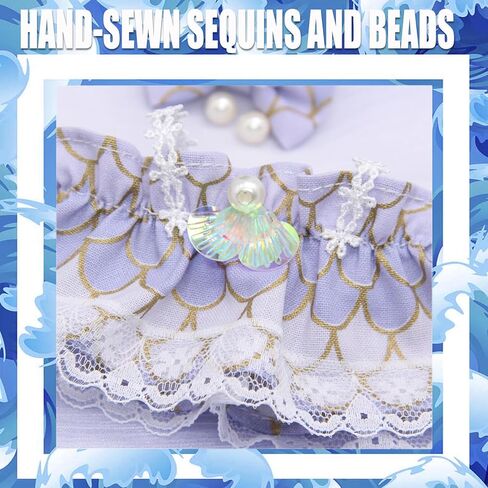 17cm Doll Clothes, 3 Piece Clothing for Outfit, Dress Up Clothes for 15cm Plush Dolls, Dress Hair Clip and Shoes (NO Doll) (Style A) in Kuwait