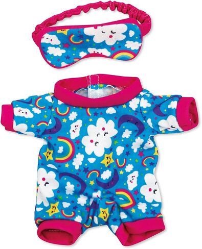 Casdon Mini Build-A-Bear Workshop Green Rawr Toy Pack. 4 ملابس مزيج ومطاردة تشمل بيجاما ، هوديس لطيف ، أنماط الصيف | للأطفال الذين تتراوح أعمارهم بين 3 سنوات. مناسبة ل 9 بوصات الدببة فقط in Saudi Arabia