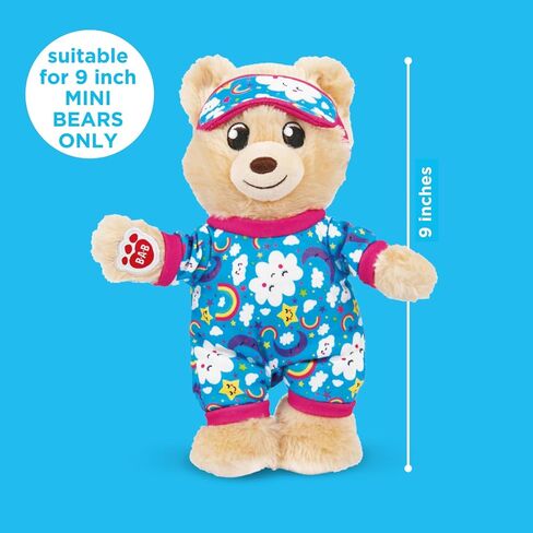 Casdon Mini Build-A-Bear Workshop Green Rawr Toy Pack. 4 ملابس مزيج ومطاردة تشمل بيجاما ، هوديس لطيف ، أنماط الصيف | للأطفال الذين تتراوح أعمارهم بين 3 سنوات. مناسبة ل 9 بوصات الدببة فقط in Saudi Arabia