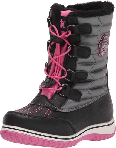 totes Unisex-Child Boys Noah Snow Boot, Black, 4 in Saudi Arabia
