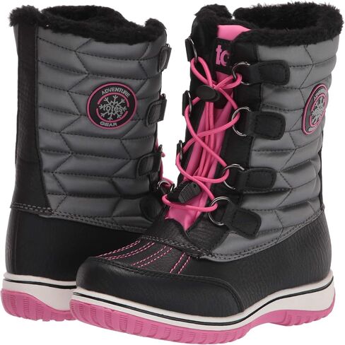 totes Unisex-Child Boys Noah Snow Boot, Black, 4 in Saudi Arabia