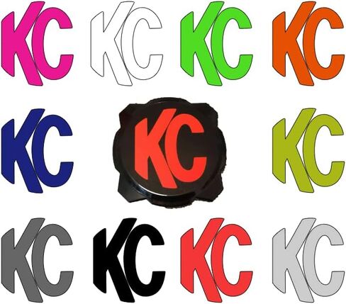 2x KC Pro6 / Titan Gravity Light Light Cover Vinyl Secal Sticker (Red) in Saudi Arabia