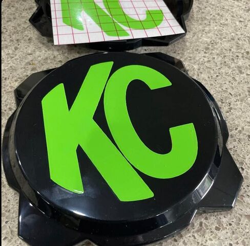 2x KC Pro6 / Titan Gravity Light Light Cover Vinyl Secal Sticker (Red) in Saudi Arabia