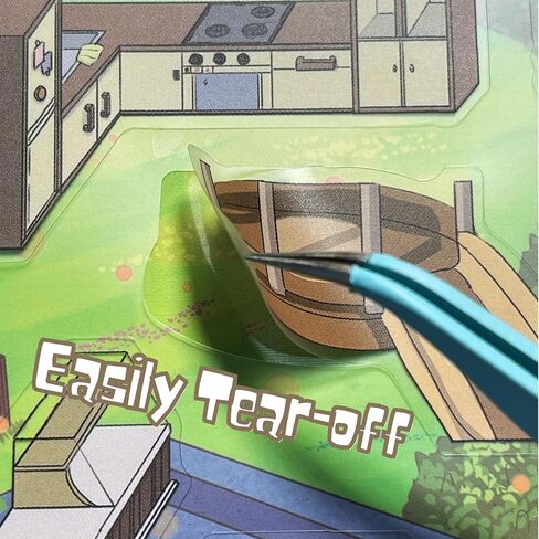 مجموعتان من ملصقات مشهد DIY كبيرة الحجم ، اصنع منزلًا صغيرًا خاصًا بك ، ملصق المناظر الطبيعية للبالغين ، إجهاد الإغاثة الفنية للبالغين. in Saudi Arabia