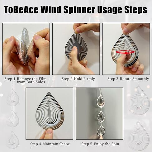 Droplet Bird Scare Discs Set, Metal Bird Reflectors Shiny Wind Spinners for Outdoor Garden Decor, Reflective Bird Devices Deterrents to Keep Scare Birds Away from Outside Patio Porch Yard Fruit Trees in Saudi Arabia
