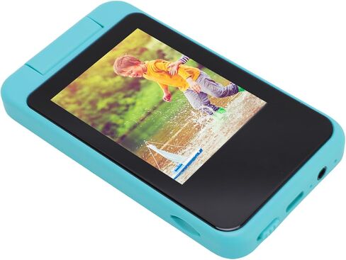 Yunseity Childrens Camera, 1080p Childrens Camera Mp3 Music Player Green Dinosaur Pattern for in Saudi Arabia