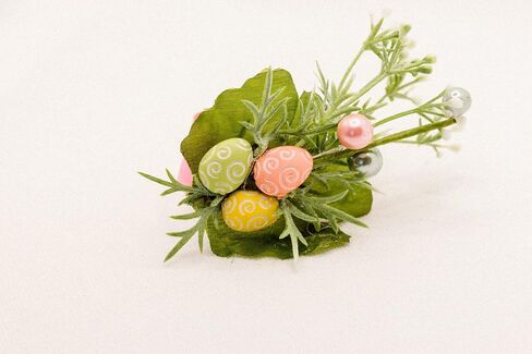 Easter Eggs Spring Napkin Rings & Pink, Blue & Green and table decor decorations - Set of 6 in Saudi Arabia