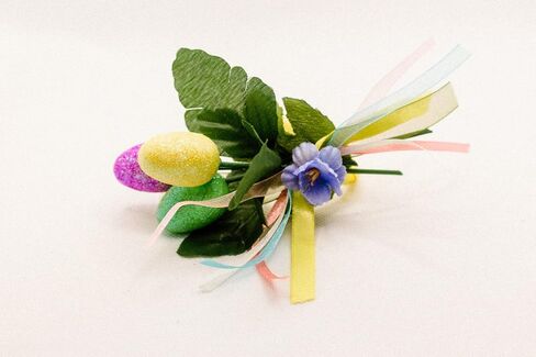 Easter Eggs Spring Napkin Rings & Yellow Flowers table decor decorations - Set of 6 in Saudi Arabia