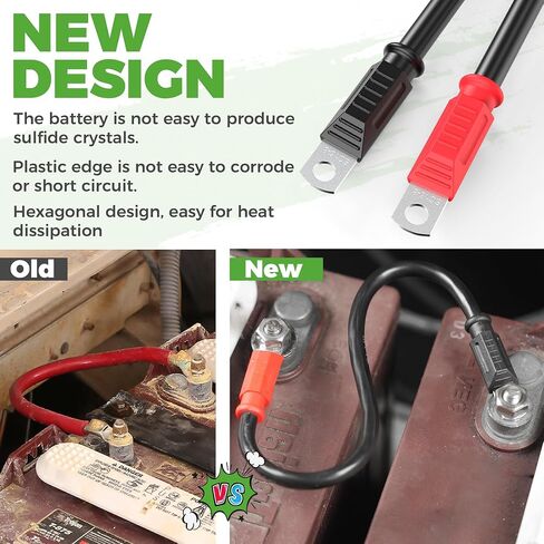 Golf Cart Battery Cable Set for Club Car DS 1995-Up 48 Volt, 4 Gauge Welding Cable(Set of 5) in Saudi Arabia