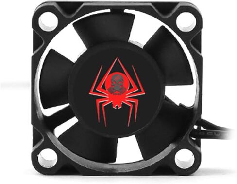 RC Car Motor Cooling Fan 25mm 30mm 35mm 40mm 50mm High Speed Heatsink 28000RPM ESC Fans for 1/8 1/10 1/12 1/16 Scale Truck Off Road Crawler Car 540 550 Brushless OR Brushed Motors (25MM) in Kuwait