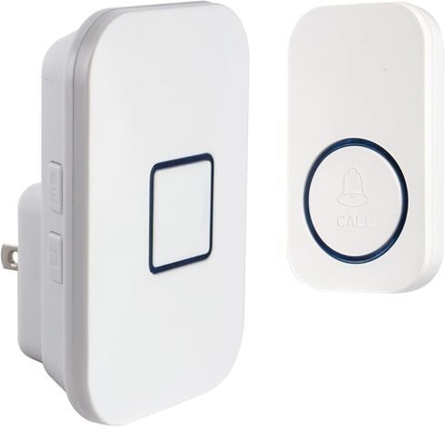 Pager Resigiver اللاسلكي مع إعادة شحن USB ، ونظام التنبيه الطبي لكبار السن مع الألحان ، والاهتزاز وفلاش LED ، مستقبل واحد محمول وزر SOS مقاوم للماء للمراقبة المريض والمسنين in Kuwait