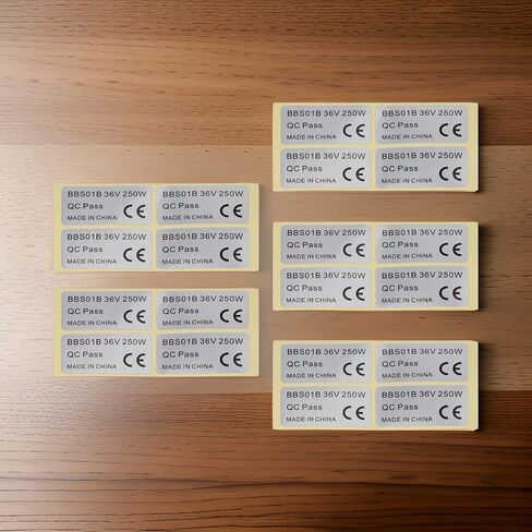 20 Pcs Electric Bicycle Stickers For Ebike 36V 250W/48V 750W 01/HD Silver PVC Bike Labels Accessories Waterproof Decals Self E Dirt Bike(48V 750W) in Saudi Arabia