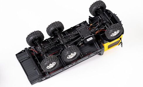 Hobbyplus Arktos 6x6 RC Crawler Truck ، 1:18 RC RC ROCK CRAWLER مع سرير Blue Body & Black Bear ، شاحنات RC 6WD للبالغين ، الأضواء الواقعية ، مسطح وظيفي ، تعليق ناعم (1810431) in Kuwait