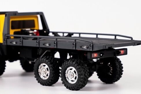 Hobbyplus Arktos 6x6 RC Crawler Truck ، 1:18 RC RC ROCK CRAWLER مع سرير Blue Body & Black Bear ، شاحنات RC 6WD للبالغين ، الأضواء الواقعية ، مسطح وظيفي ، تعليق ناعم (1810431) in Kuwait