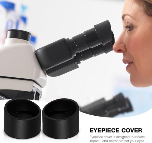 PartyKindom 8pcs Rubber Eye Shield Eyepiece Guards Cups for Microscope Binocular Eyepiece Covers in Saudi Arabia