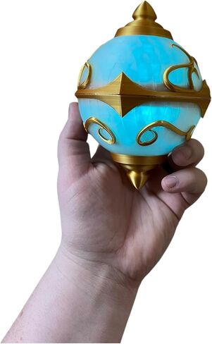 Palworld Pal Sphere - Color Changing with Remote Controlled RGB LED Light - 3D Printed in Saudi Arabia