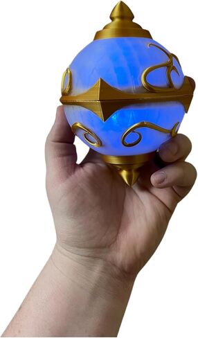 Palworld Pal Sphere - Color Changing with Remote Controlled RGB LED Light - 3D Printed in Saudi Arabia