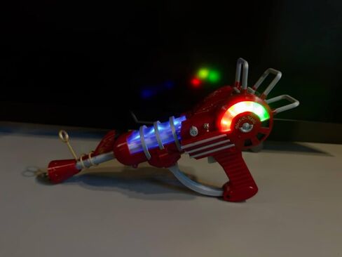 Ray Gun Mk1 مع مصابيح LED ، Prop Prop نسخة طبق الأصل من كود كوزبلاي الدعامة القابلة للتحصيل (مع حامل) in Saudi Arabia