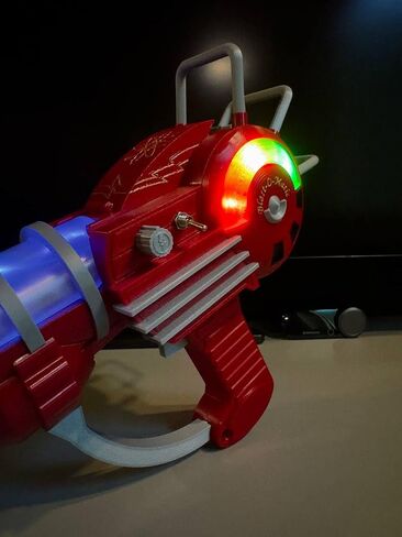 Ray Gun Mk1 مع مصابيح LED ، Prop Prop نسخة طبق الأصل من كود كوزبلاي الدعامة القابلة للتحصيل (مع حامل) in Saudi Arabia