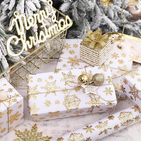 WRAPAHOLIC Reversible Wrapping Paper - Mini Roll - 17 Inch X 33 Feet - Pink Floral Design for Birthday, Mother's Day, Wedding, Baby Shower in Saudi Arabia