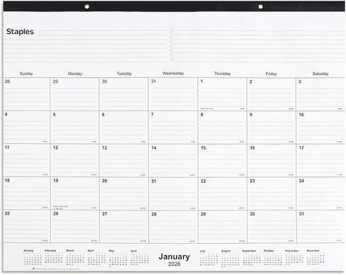 Staples 2026 Year 21.75 "× 17" in Kuwait